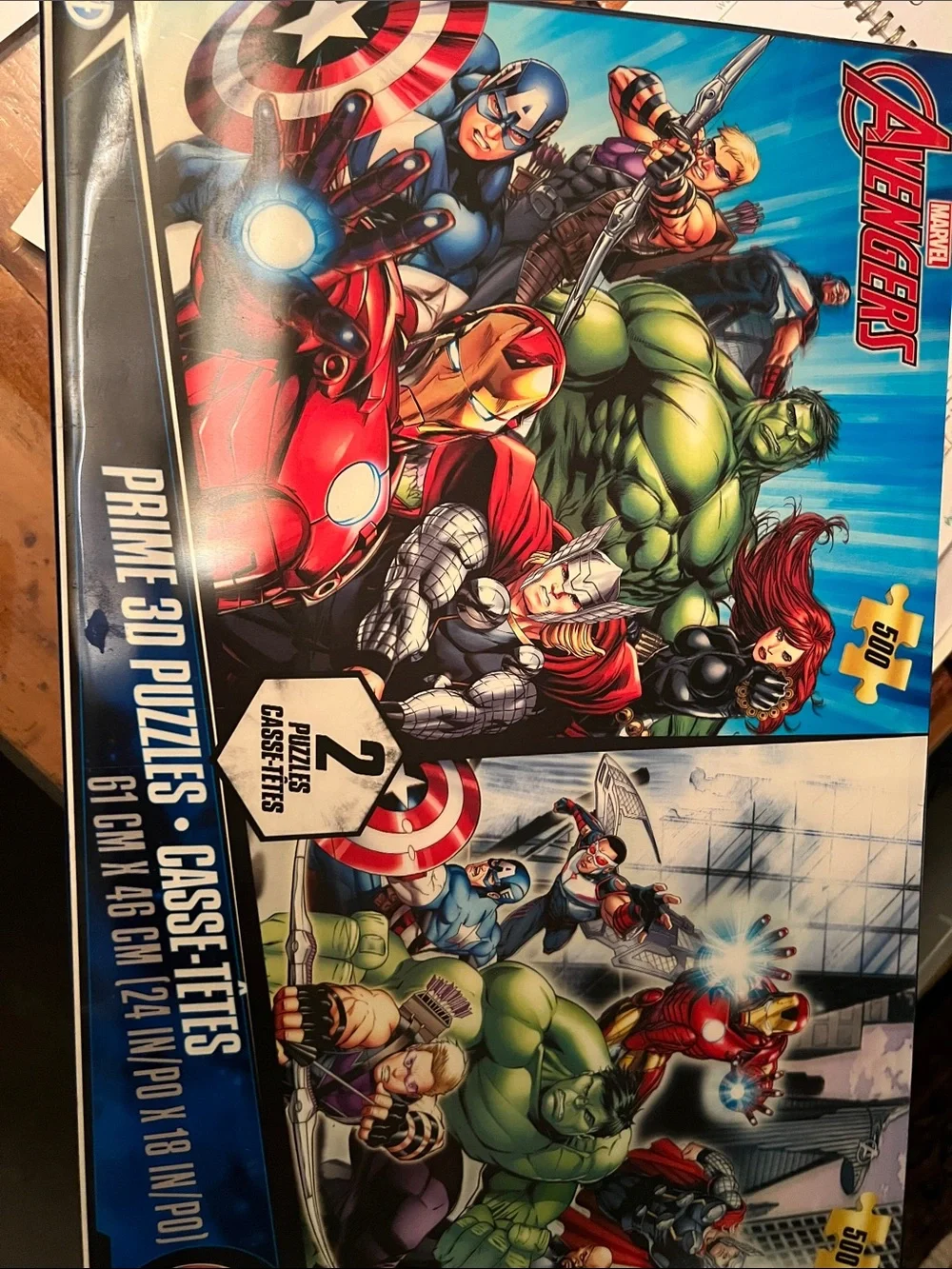 Avenger 3D Puzzle Set - Blue, Red, Green Avengers